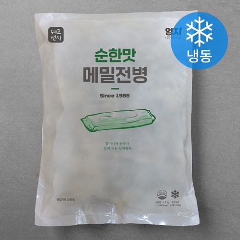 엄지식품 순한맛 메밀 전병 (냉동)
