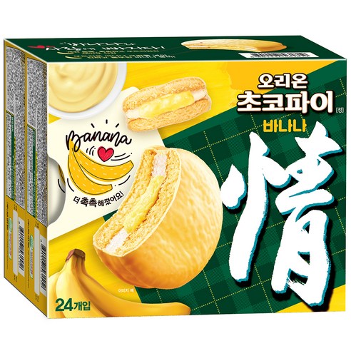 오리온초코파이 바나나맛 케이크, 444g, 2개