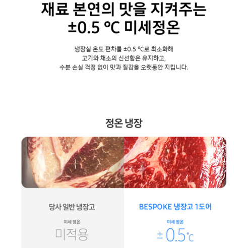 주방의 품격을 높이는 삼성 비스포크 1도어 냉장고, 지금 바로 만나보세요!