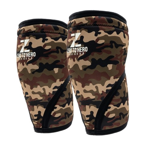 제로투히어로 네오프렌 헬스 무릎보호대 7mm ORIGINAL CAMO, 1세트, 오리지널 카모