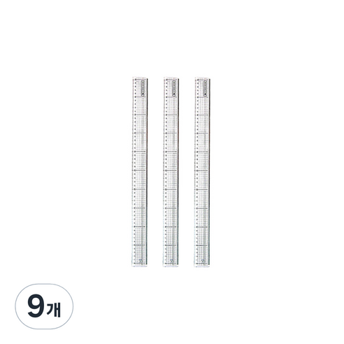 아이비스 컷팅 안전 스틸 플러스 직자 50cm, 혼합색상, 9개