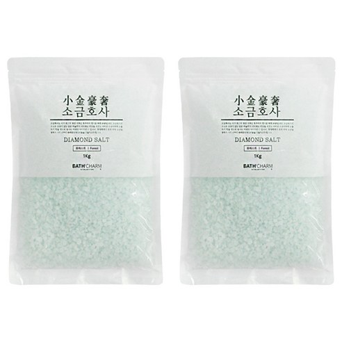 바스참 소금호사 다이아몬드 솔트 포레스트, 1kg, 2개