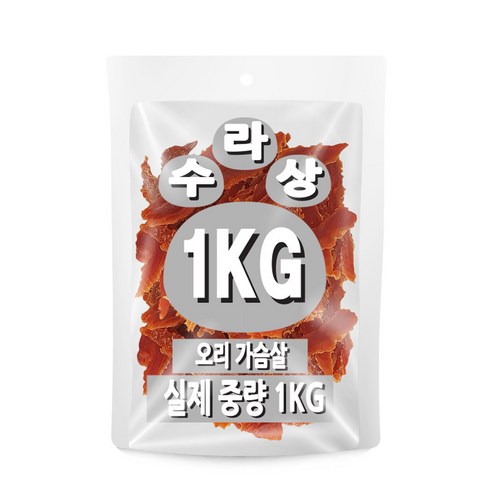 아이핏코리아 강아지 수라상 건조사사미, 1개, 1kg, 오리가슴살