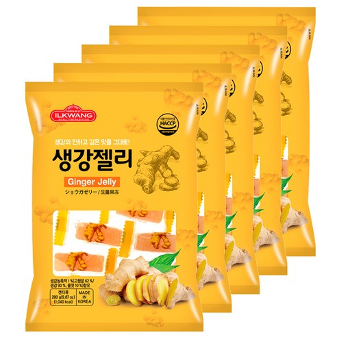 일광제과 생강젤리, 280g, 2개