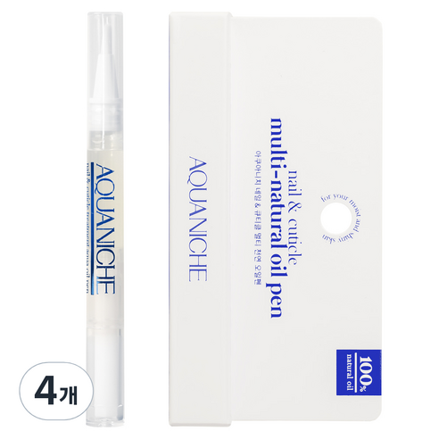 아쿠아니치 네일 앤 큐티클 멀티 오일펜, 2ml, 4개