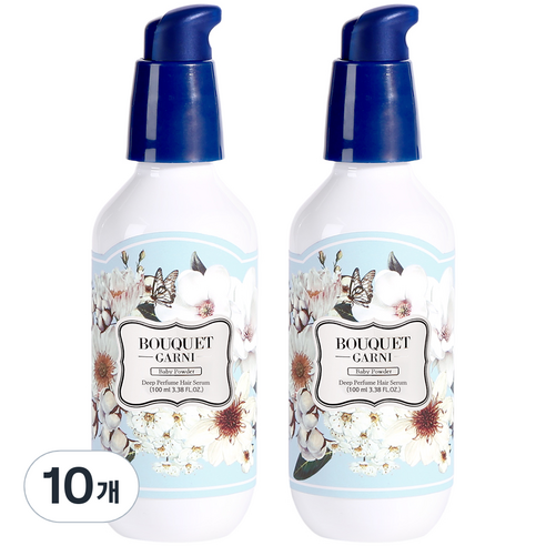 부케가르니 딥퍼퓸 헤어세럼 베이비파우더, 100ml, 10개