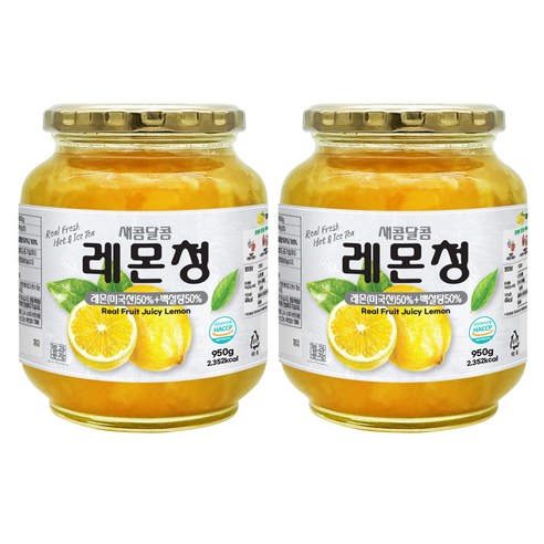 견과공장 겨울향기 프리미엄 레몬청, 950g, 1개입, 2개