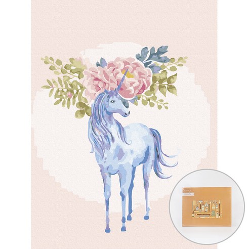 아트조이 DIY 명화그리기 30 x 40 cm, 스위트 유니콘, 1개