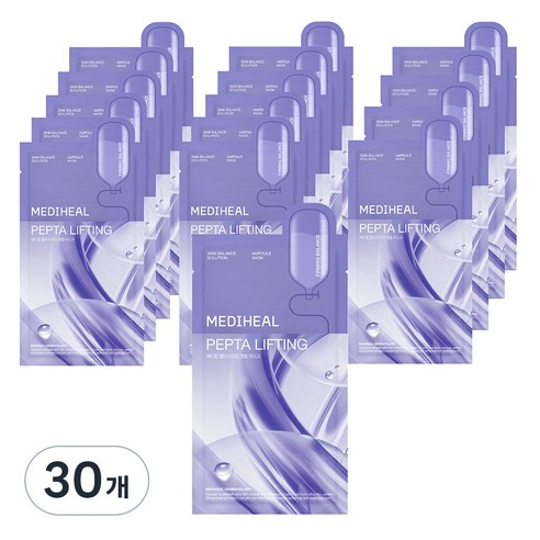 메디힐 펩타 리프팅 앰플 마스크 20ml, 1개입, 30개