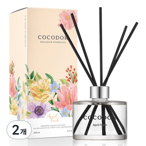 코코도르 디퓨저, 에이프릴프레쉬, 200ml, 2개