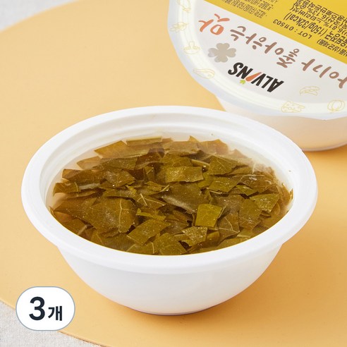 엘빈즈 한우 감자 아욱 된장국, 150g, 3개