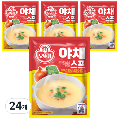오뚜기 야채스프, 80g, 24개