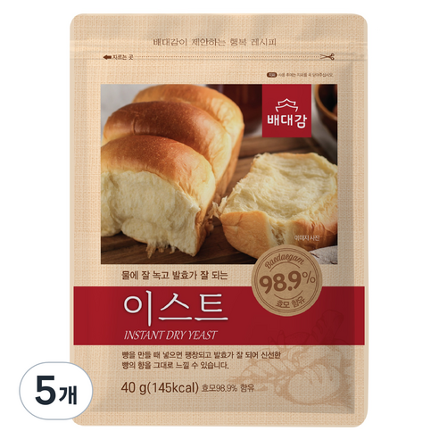 배대감 이스트, 40g, 5개