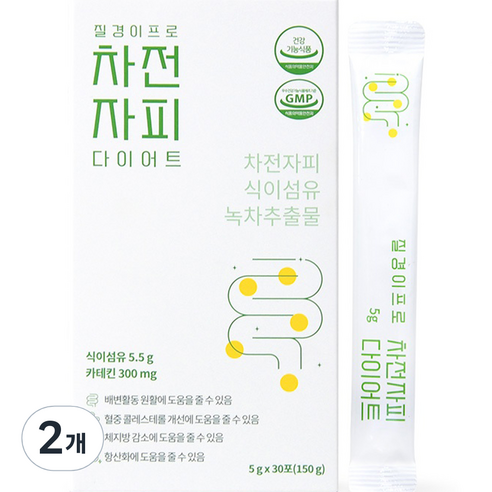 질경이 프로 차전자피 다이어트 30p, 150g, 2개