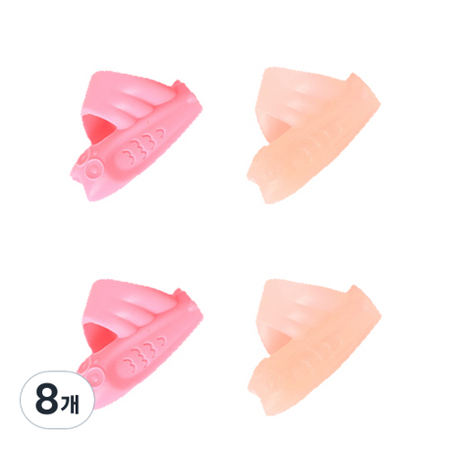 꼬사 연필교정기 올빼미, 핑크, 8개