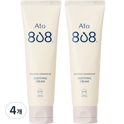 아토808 유아용 인텐시브 크림, 100ml, 4개