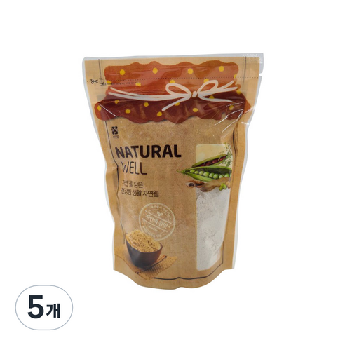자연웰 메밀묵가루, 500g, 5개