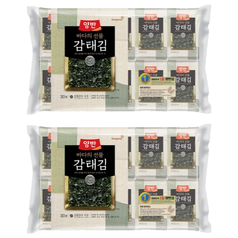 동원 감태김 식탁 8p, 40개