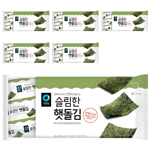 청정원 슬림한 햇돌김, 2g, 192개