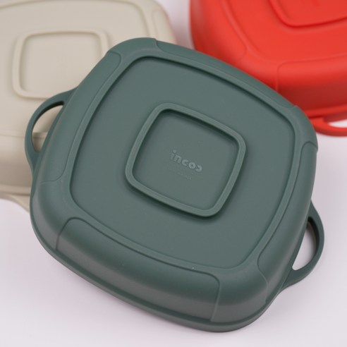 건강하고 편리하며 세련된 요리 솔루션을 위한 인콕 실리콘 에어프라이어 용기