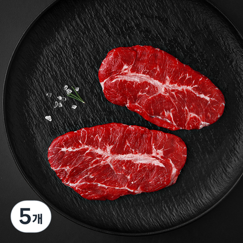 CAB인증 미국산 앵거스 부채살 구이용 (냉장), 300g, 5개