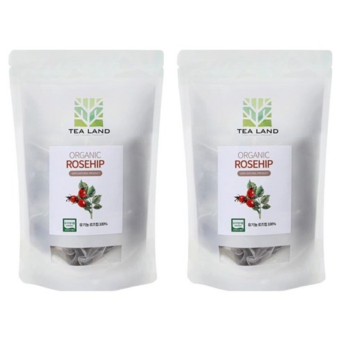 티랜드 유기농 로즈힙 티백, 1.5g, 20개입, 2개