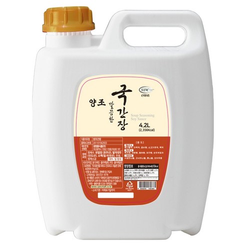 신앙촌 양조 깔끔한 국간장, 4.2L, 1개