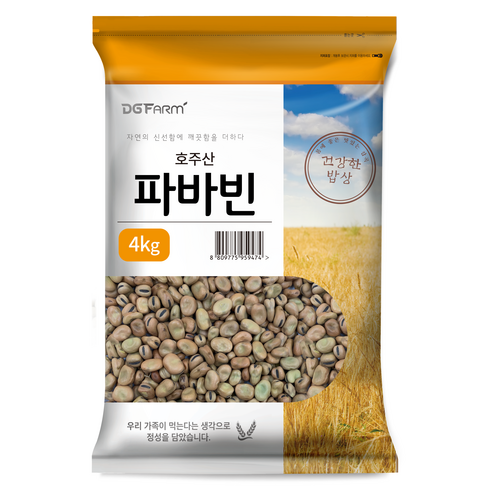 건강한밥상 파바빈, 4kg, 1개 쌀/잡곡