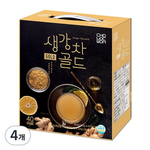 초록원 생강차골드, 15g, 40개입, 4개