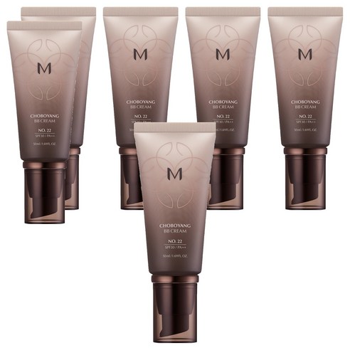 미샤 M 초보양 BB크림 SPF30 PA++, 22호 은은한베이지, 50ml, 6개