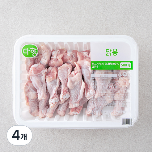 다향 닭 봉 (냉장), 4개, 500g