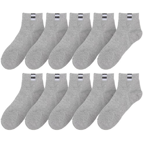   Base Alpha Essential Men's Ankle Ringle Point Cover Socks 10 Packs