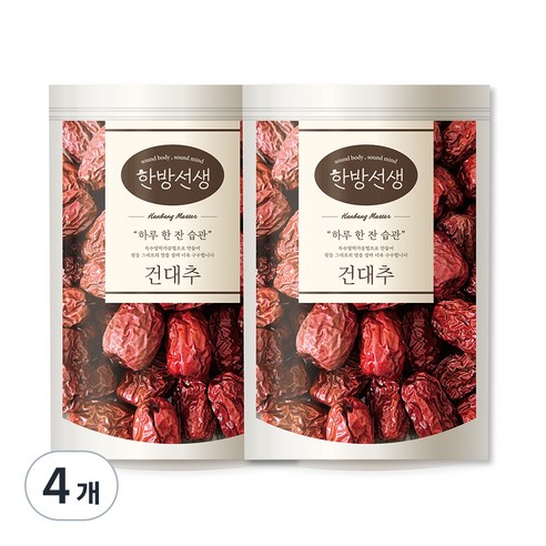 한방선생 건대추 특초, 400g, 4개