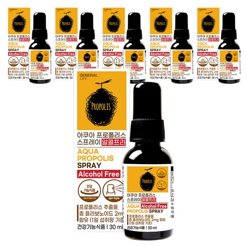 제너럴라이프 아쿠아 프로폴리스 스프레이, 30ml, 6개