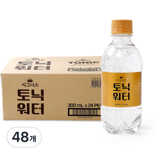 시그너스 토닉워터 탄산음료, 300ml, 24개