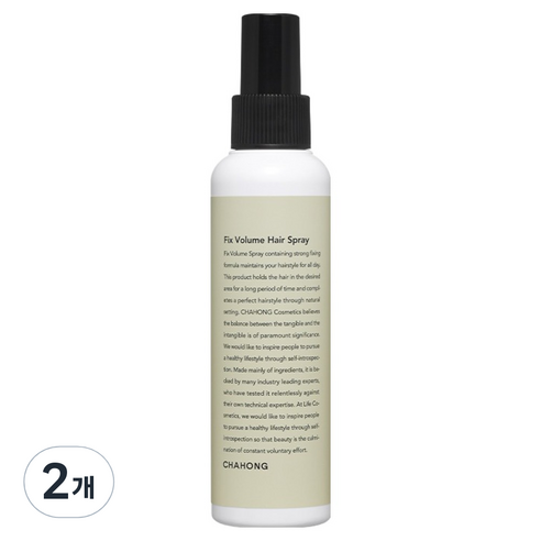 차홍 픽스 볼륨 헤어 스프레이, 120ml, 2개