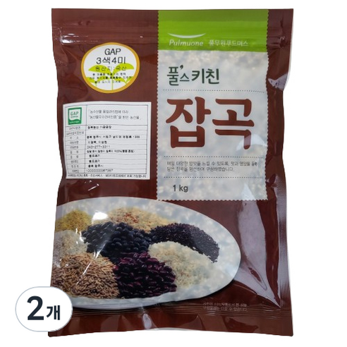 풀스키친 3색 4미, 1kg, 2개