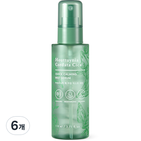 토니모리 어성초 시카 퀵 카밍 미스트 세럼, 110ml, 6개