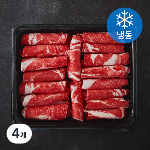 고메프리미엄 양고기 샤브샤브용 (냉동), 4개, 300g