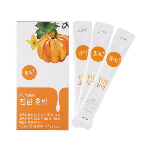 팜틱 진한 호박즙, 30개, 10ml