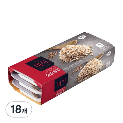 The미식 메밀쌀밥, 180g, 18개
