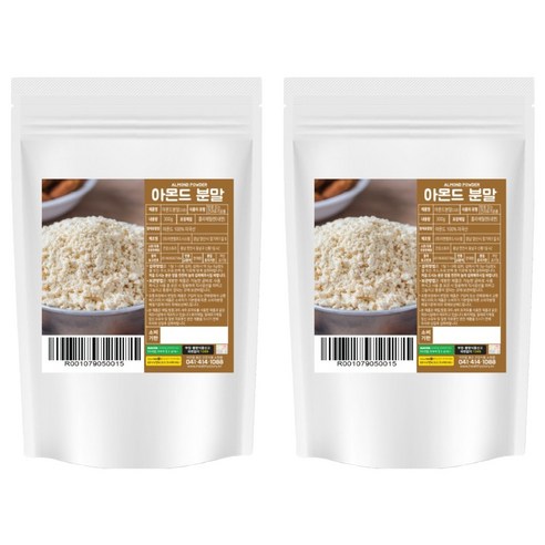 건강스토리 아몬드 가루, 300g, 2개
