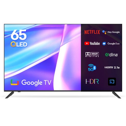 이노스 4K UHD QLED 구글 스마트 TV, 164cm(65인치), S6511KU, 무타공 벽걸이형(추가비용발생), 방문설치