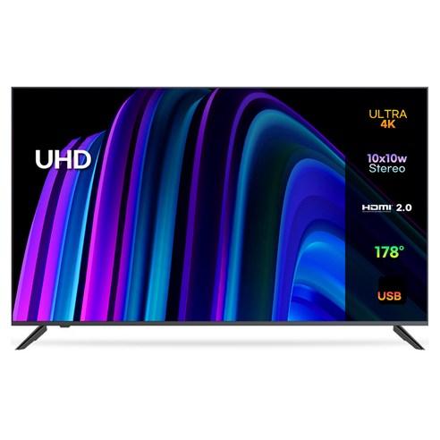 이노스 4K UHD 제로 베젤 TV, 164cm(65인치), E6501UHD, 무타공 벽걸이형(추가비용발생), 방문설치