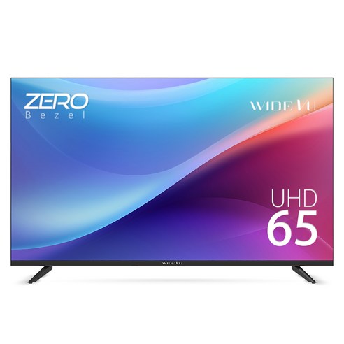 와이드뷰 4K UHD LED 고화질 TV, 165cm(65인치), EKW65UT1, 무타공 벽걸이형(추가비용발생), 방문설치