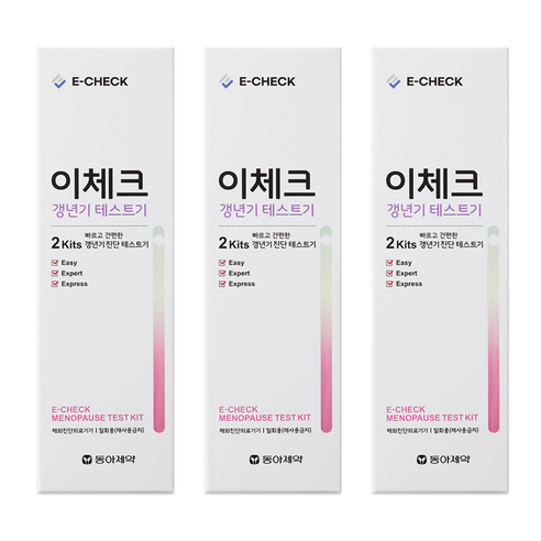 동아제약 이체크 갱년기 테스트기, 2개입, 3개