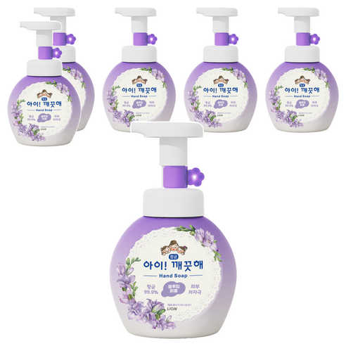 아이깨끗해 블루밍퍼플 핸드워시 바이올렛향, 250ml, 6개