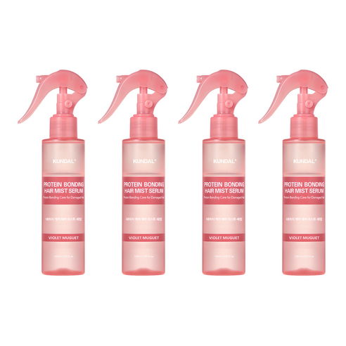 쿤달 프로틴 데미지 케어 헤어 미스트 세럼, 150ml, 4개