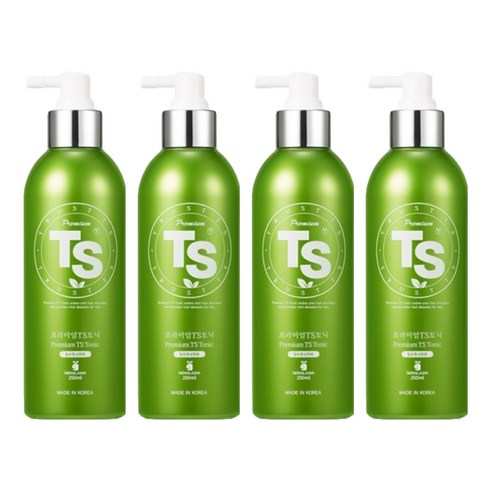 TS 프리미엄 탈모 증상 완화 헤어토닉, 250ml, 4개