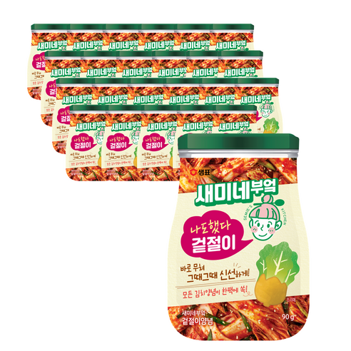 새미네부엌 겉절이 양념, 90g, 겉절이양념 90g 6개, 24개